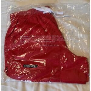 Watermen+ Red Lifeguard‎ Board Shorts XS NWT Swim Trunks Drawstring